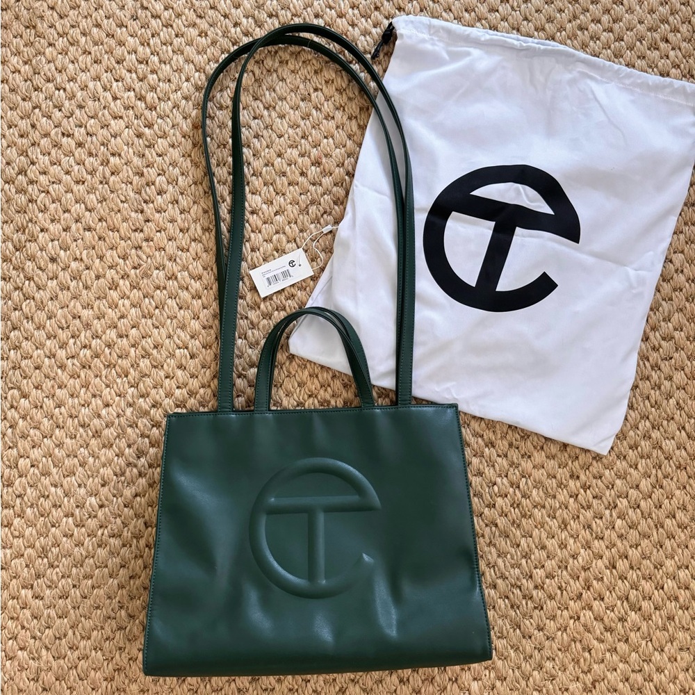 Telfar Dark Olive Medium Shopping Bag